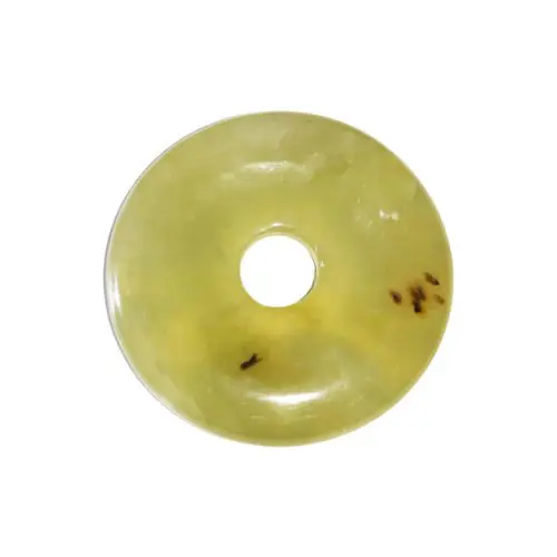 pi chinois donut jade vert 30mm