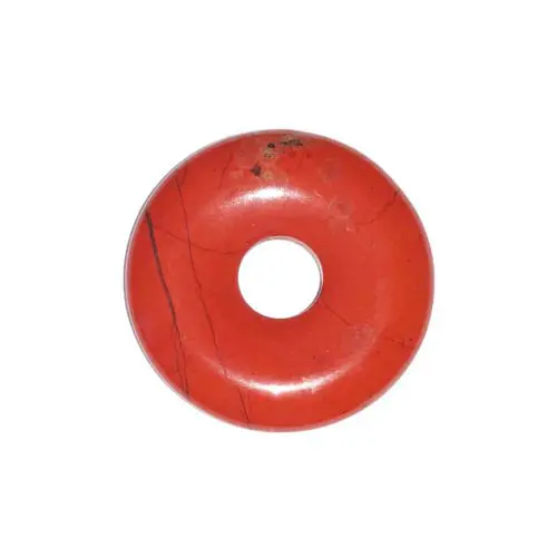 pi chinois donut jaspe rouge 20mm