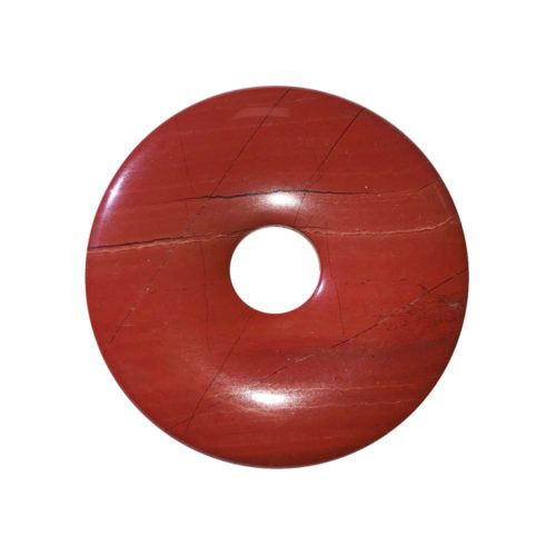 pi chinois donut jaspe rouge 40mm