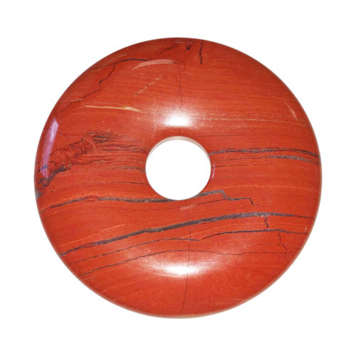 pi chinois donut jaspe rouge 50mm