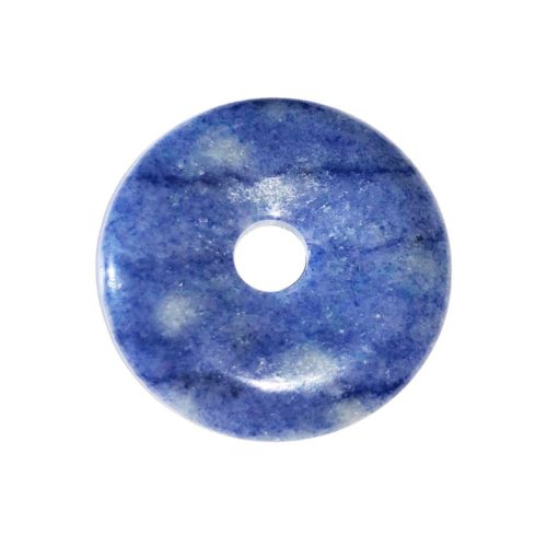 pi chinois donut quartz bleu 30mm