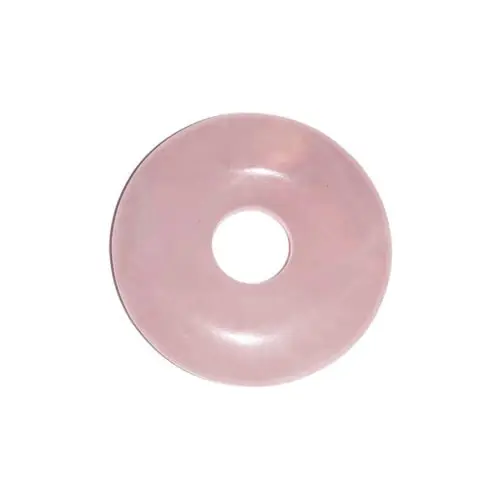 pi chinois donut quartz rose 20mm
