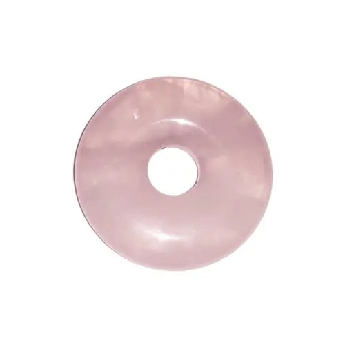 pi chinois donut quartz rose 20mm