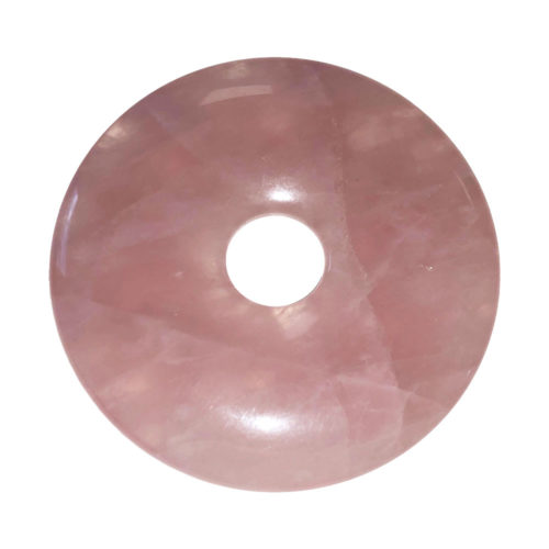 pi chinois donut quartz rose 50mm