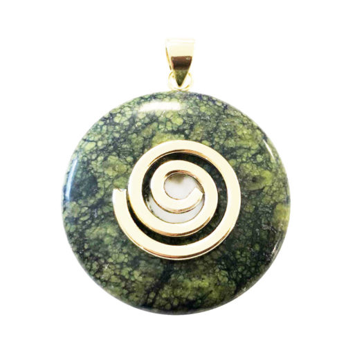 pendentif jaspe kambamba pi chinois