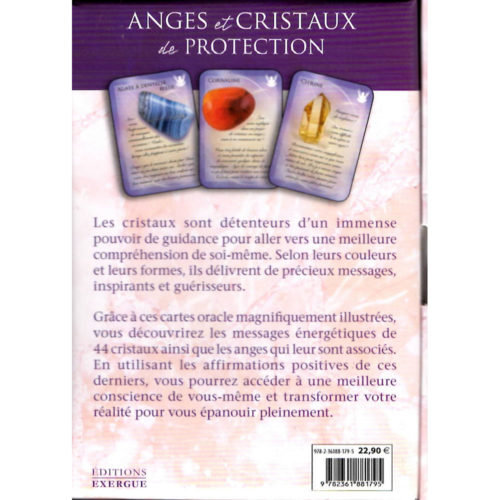 ange et cristaux de protection