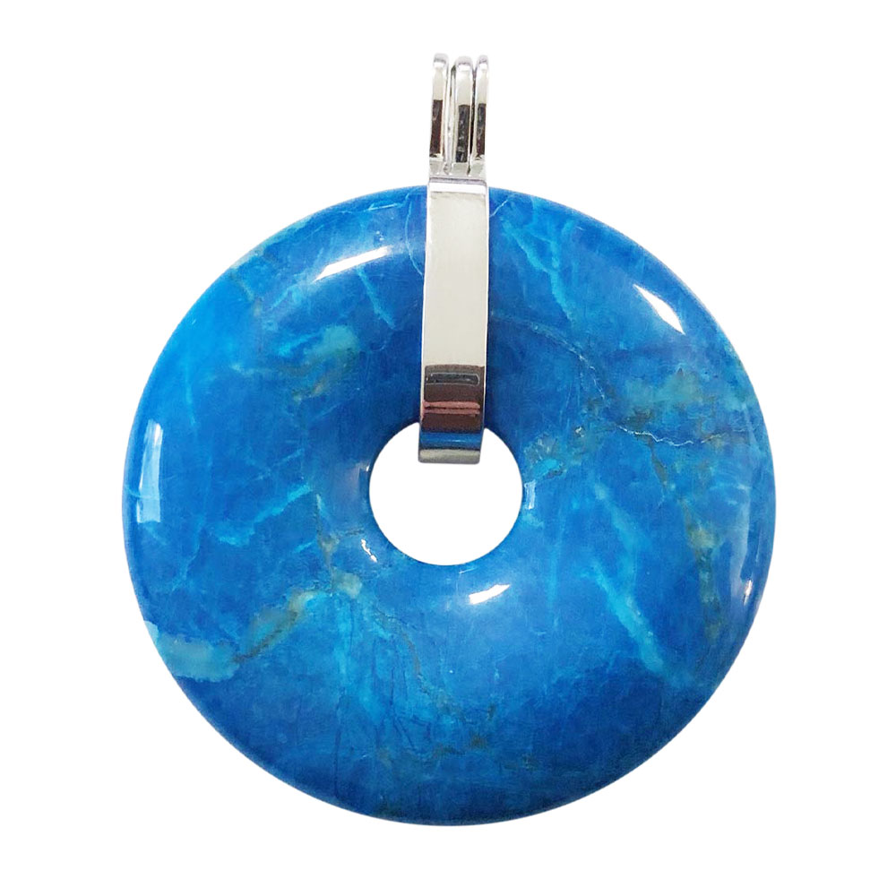 pendentif howlite bleue pi chinois