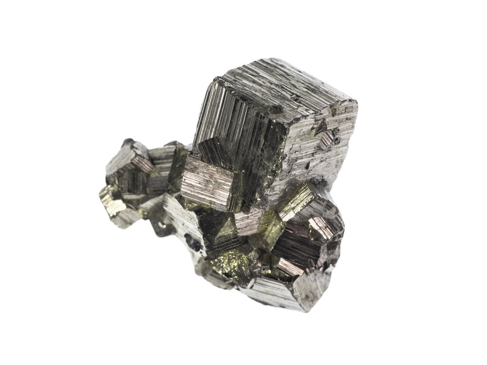 Pyrite de fer dorée brillante - vertus prospérité, confiance en soi, manifestation, loi de l'attraction