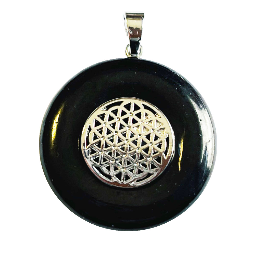 Pendentif Jais - PI chinois ou Donut