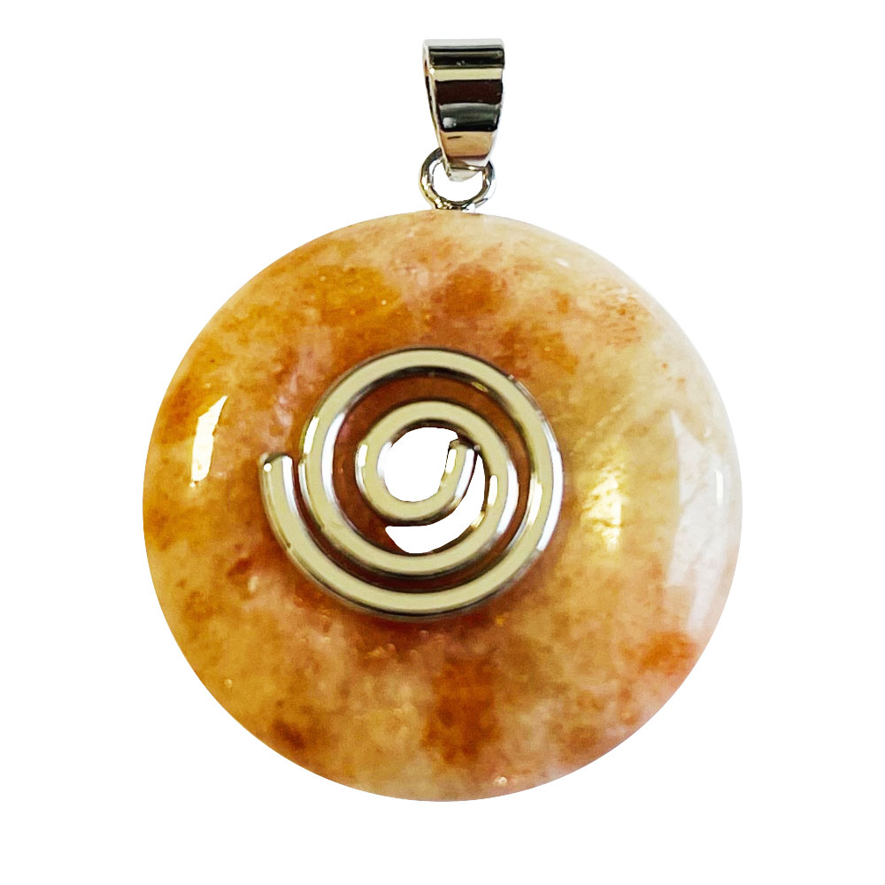 Pendentif Pierre de Soleil - PI chinois ou Donut 30mm