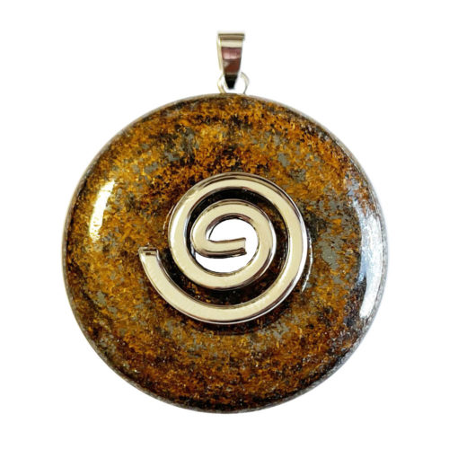 Pendentif Bronzite - PI chinois ou Donut