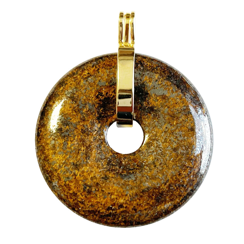 Pendentif Bronzite - PI chinois ou Donut