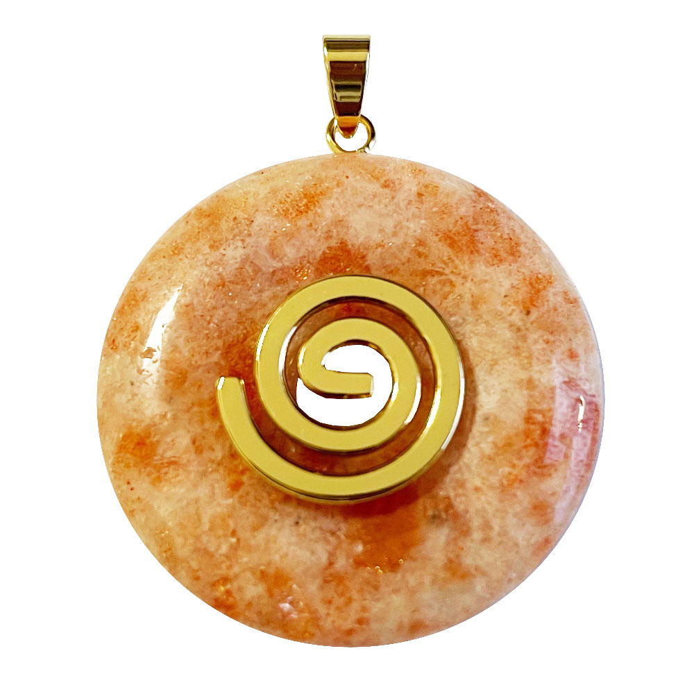 Pendentif Pierre de Soleil - PI chinois ou Donut