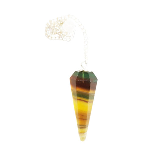 pendule fluorite hexagonal