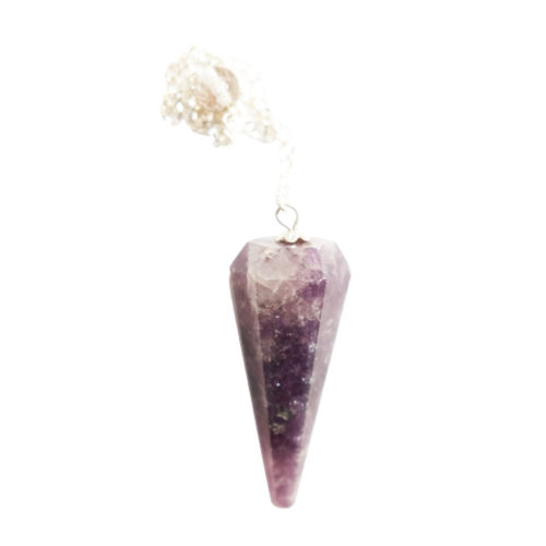 pendule lépidolite