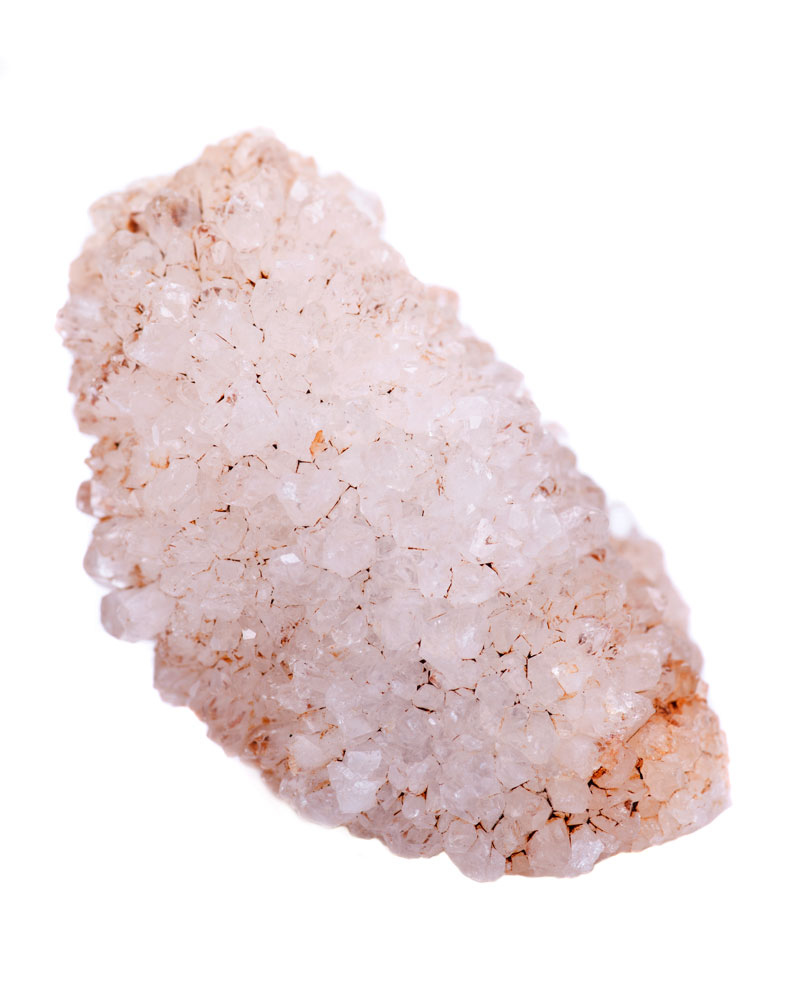 Quartz aurora brut et poli - vertus de lumière céleste et d'élévation spirituelle