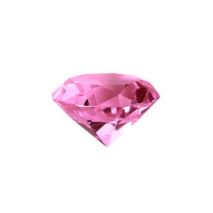 pierre diamant rose