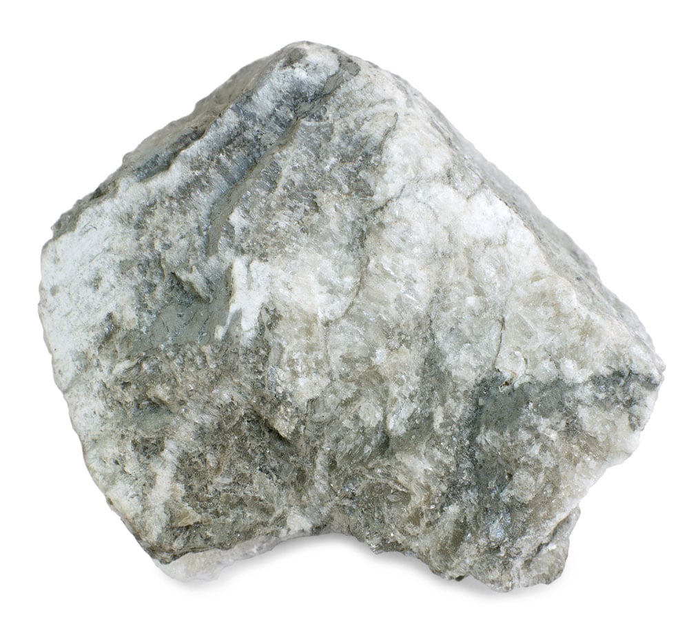 Gypse brut en cristaux de sélénite — sulfate de calcium dihydraté CaSO₄·2H₂O à éclat vitreux et nacré