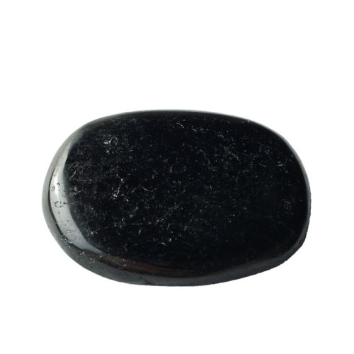 pierre plate tourmaline noire