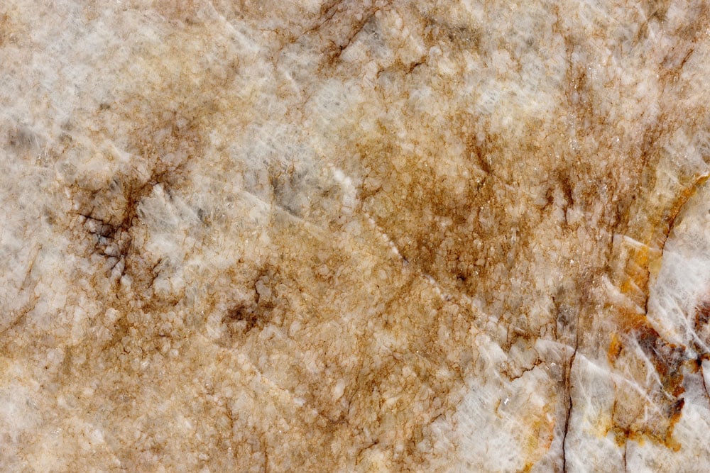 Pierre quartzite blanche brute - outils Paléolithique anciens, histoire romaine et métamorphose géologique