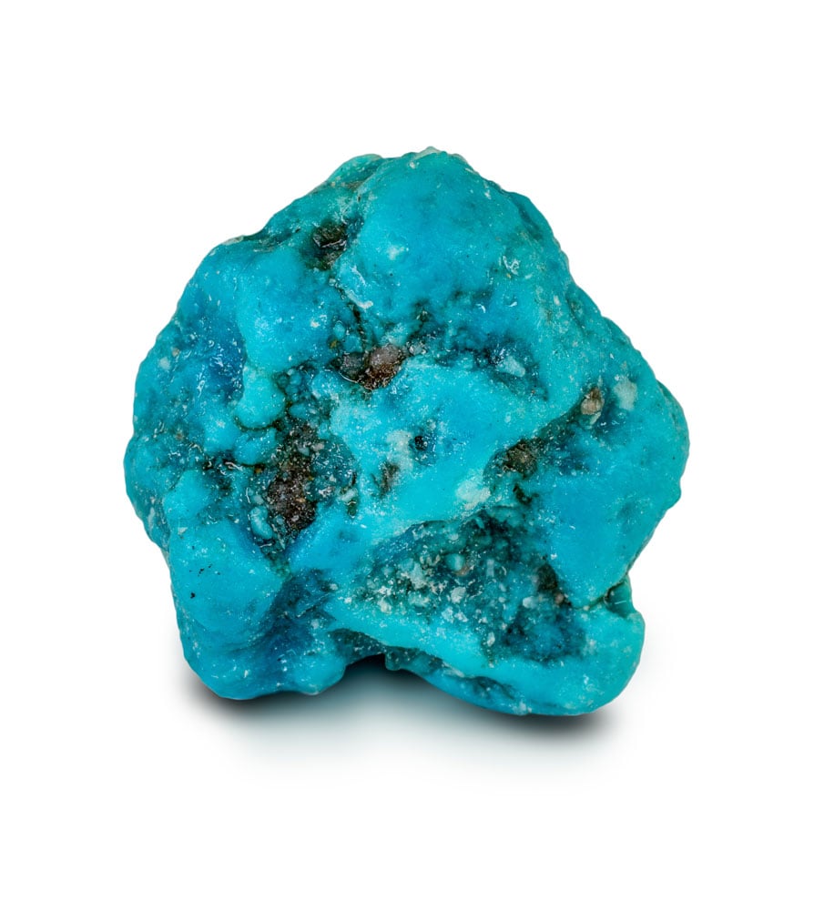Turquoise naturelle bleu-vert — vertus physiques de la turquoise en lithothérapie