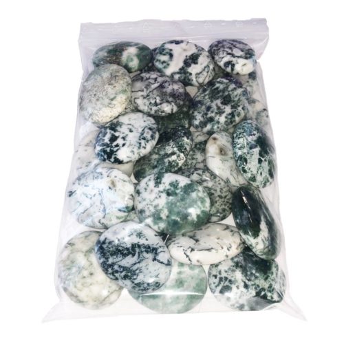 sachet pierres plates Agate Arbre