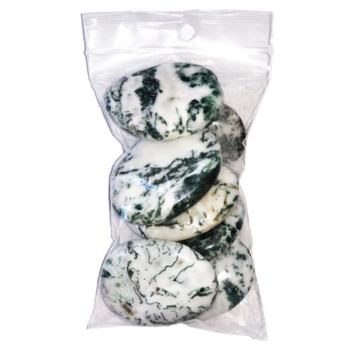 sachet pierres plates Agate Arbre