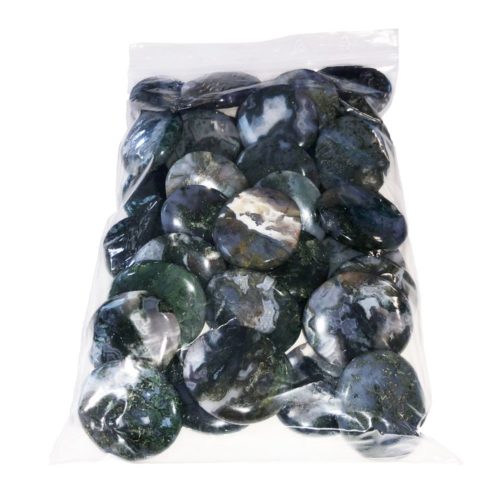 sachet pierres plates agate mousse