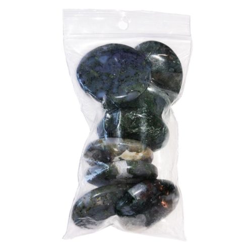 sachet pierres plates agate mousse