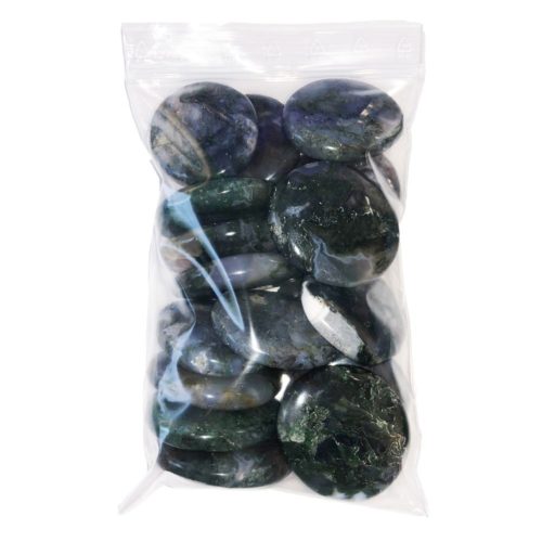sachet pierres plates agate mousse