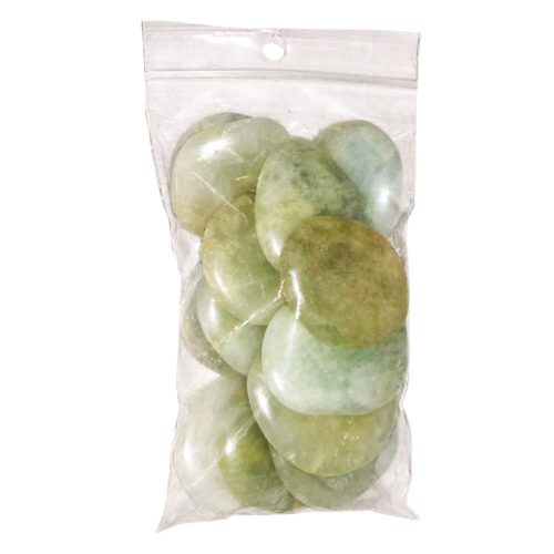 sachet pierres plates aigue marine