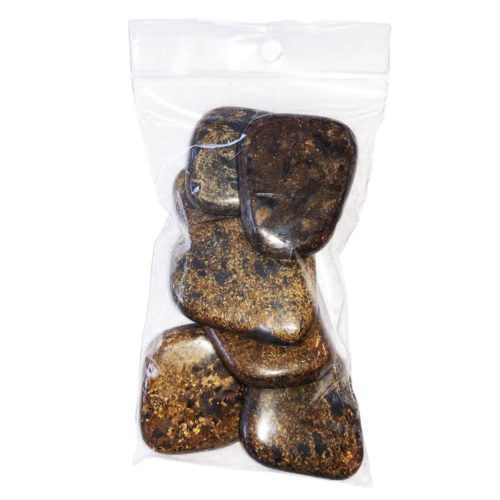 sachet pierres plates bronzite