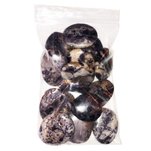 sachet pierres plates charoite
