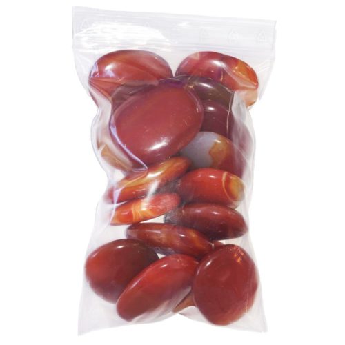 sachet pierres plates cornaline