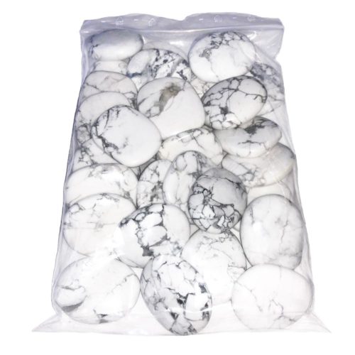 sachet pierres plates howlite