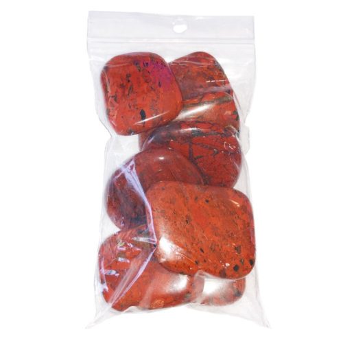 sachet pierres plates jaspe bréchique