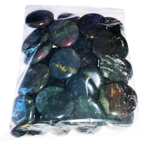 sachet pierres plates jaspe héliotrope