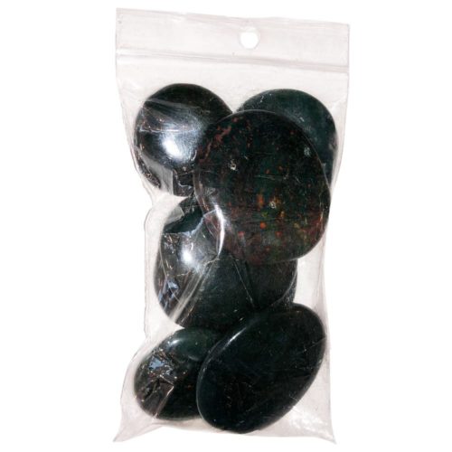 sachet pierres plates jaspe héliotrope