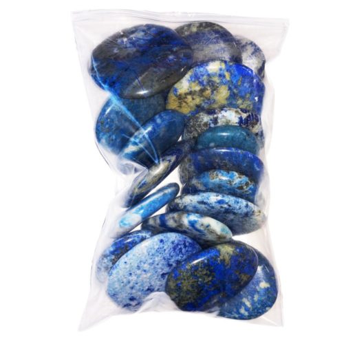 sachet pierres plates lapis lazuli