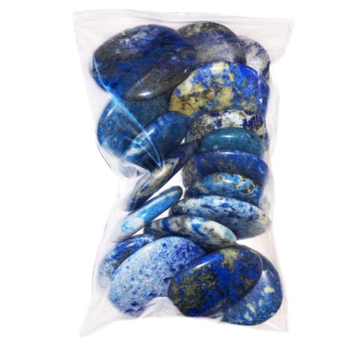 sachet pierres plates lapis lazuli