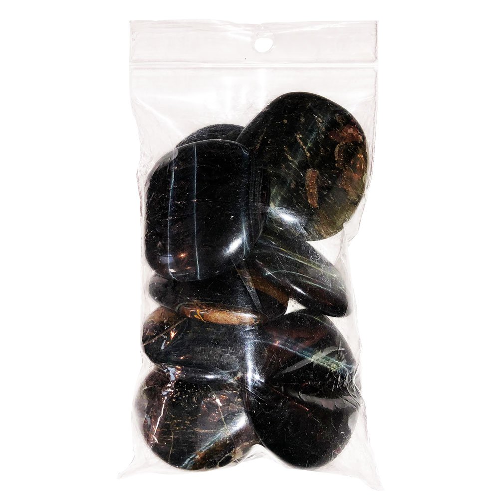 Pierres plates Oeil de faucon - 250grs