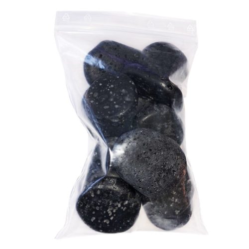 sachet pierres plates pierre de lave