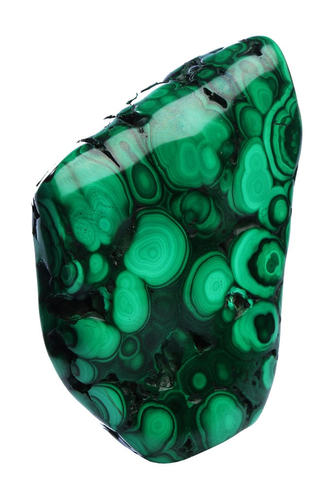 Purification et rechargement de la pierre malachite — entretien d'une pierre fragile