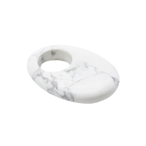 pendentif pi chinois ou donut howlite oval
