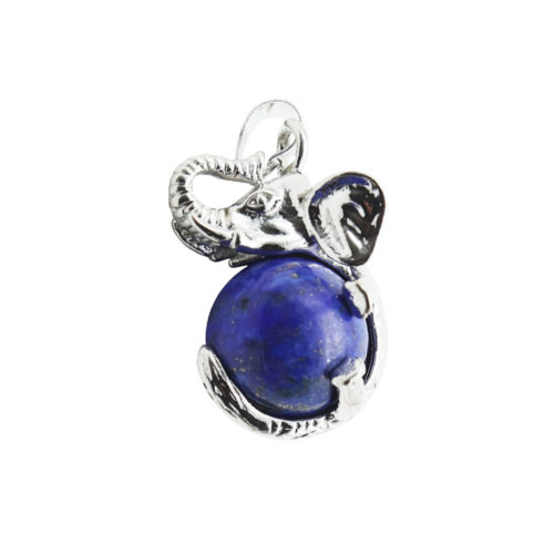 pendentif lapis lazuli elephant
