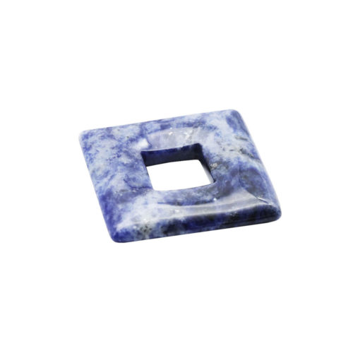 pendentif pi chinois ou donut sodalite petit carré
