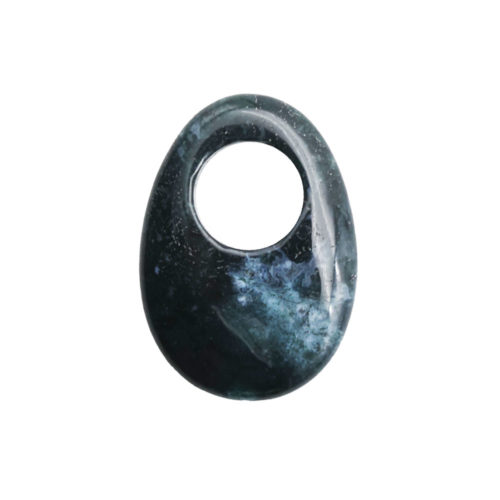 pi chinois ou donut agate mousse oval