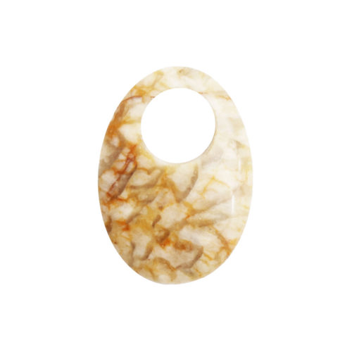 pi chinois ou donut feldspath oval