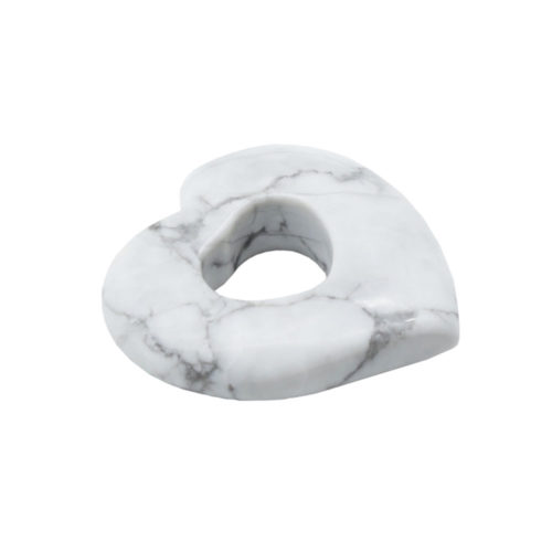 pi chinois ou donut howlite coeur