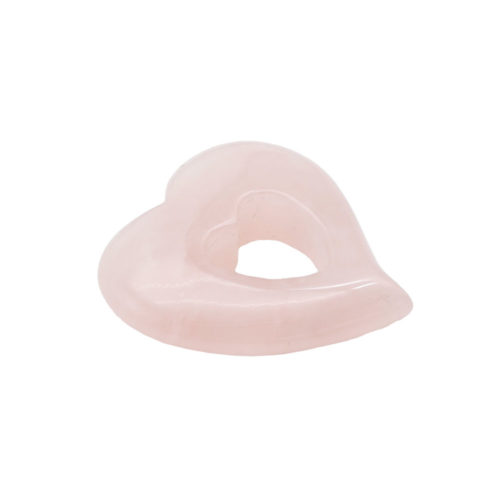 pi chinois ou donut quartz rose coeur